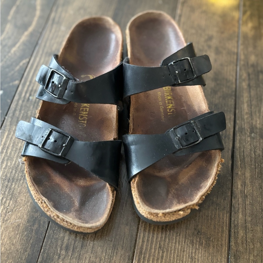 Birkenstock Black Double Strap Sandals